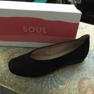 Naturalizer SOUL - Leyla black suede flats